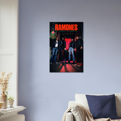 Ramones Poster – Halfway To Sanity – 1980s Punk Rock Album Art 4
