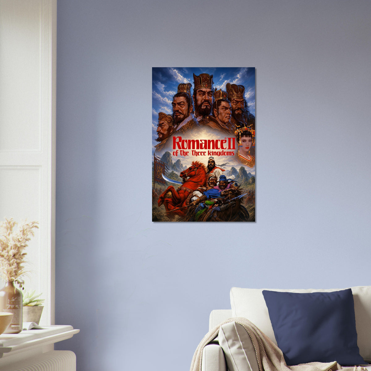 Romance of the Three Kingdoms Poster – Epic Fantasy Warriors Wall Art Decor 4