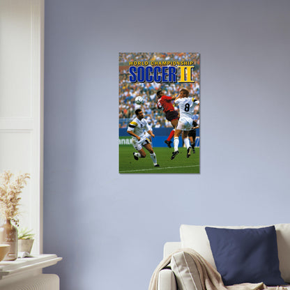 World Championship Soccer II Poster – Retro Sports Game Art Wall Art Decor 4