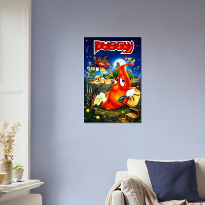 Puggsy Poster – Red Creature Adventure Fantasy Game Art Wall Art Decor 4