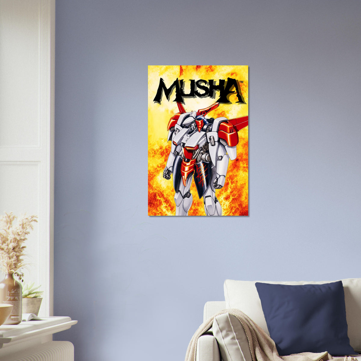 M.U.S.H.A. MUSHA Poster - Mecha Robot Shmup Retro Game Art Wall Art Decor 4