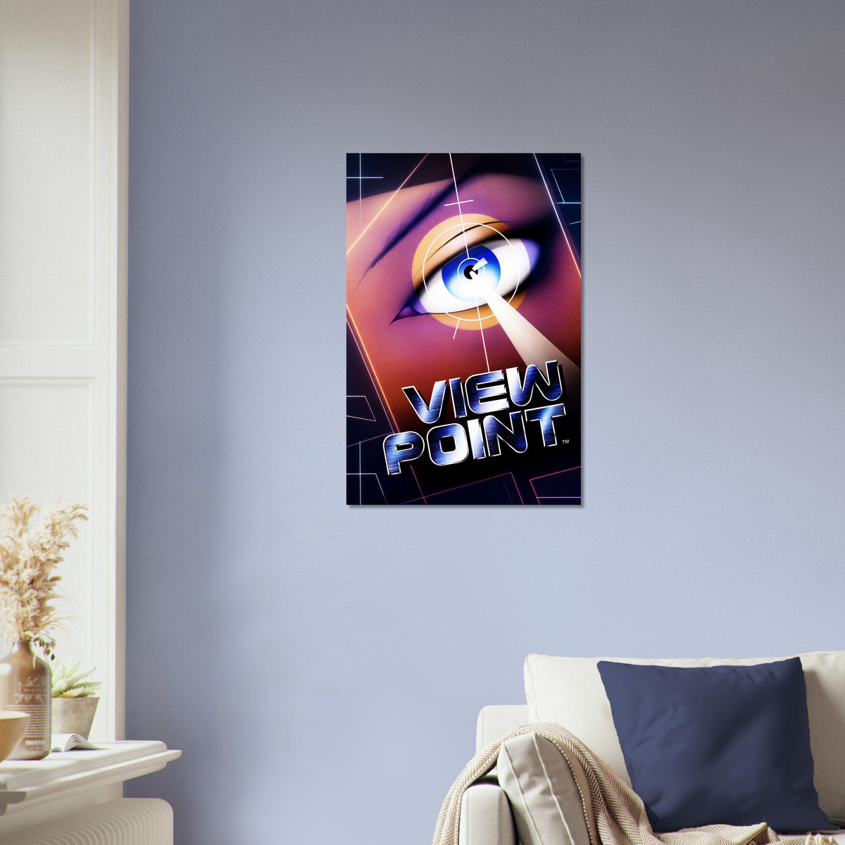 Viewpoint Poster – Futuristic Eye Targeting Sci-Fi Artwork Wall Art Decor 4