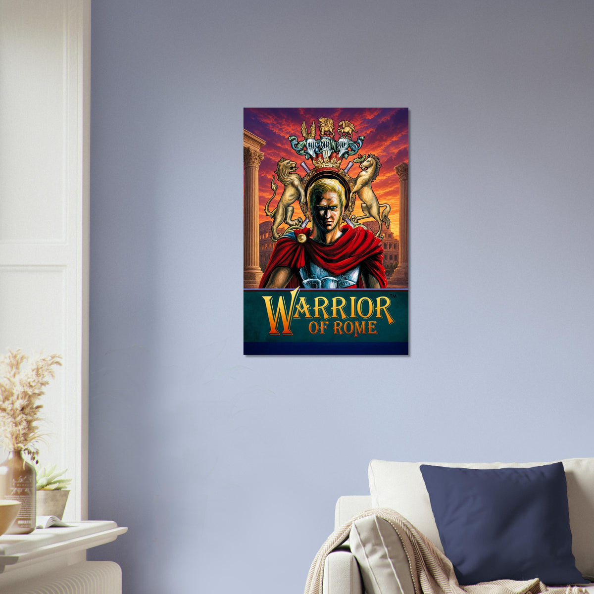 Warrior of Rome Poster – Ancient Roman Soldier Fantasy Art Wall Art Decor 4