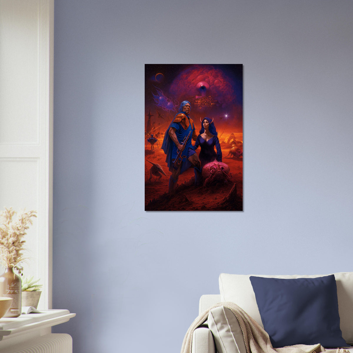 Phantasy Star II Poster - Sci-Fi RPG Retro Game Cover Art Wall Art 4