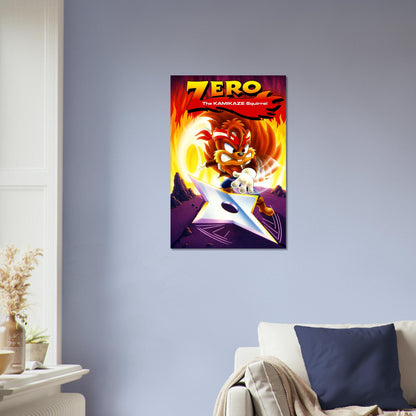 Zero The Kamikaze Squirrel Poster – Retro Video Game Art Wall Art Decor 4