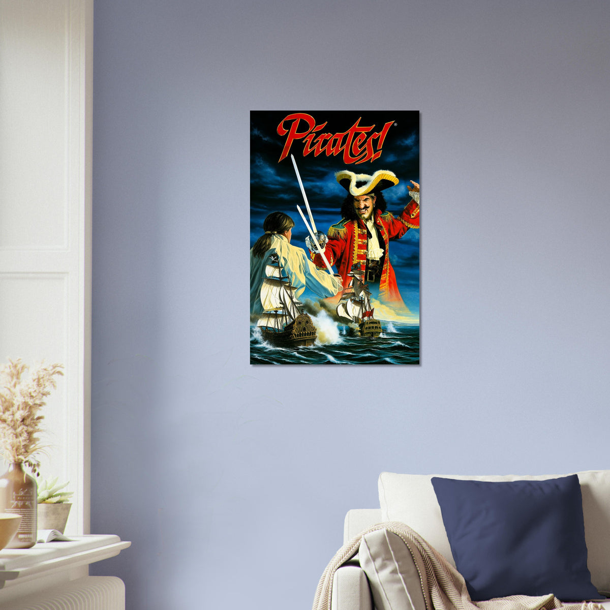 Pirates! Gold Poster - Swashbuckling Sea Battle Retro Game Art Wall Art 4
