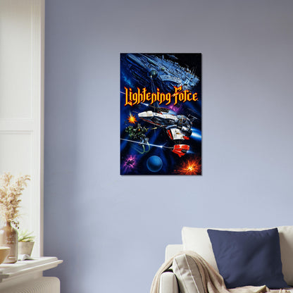 Lightening Force Poster - Thunder Force IV Space Shooter Retro Game Art 4