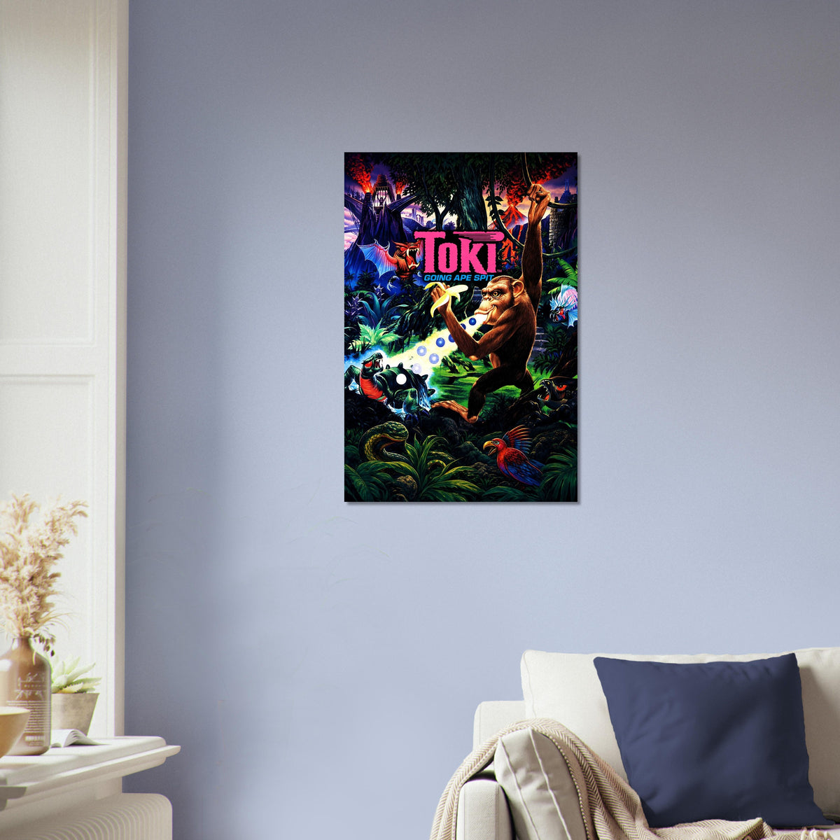 Toki Going Ape Spit Poster – Retro Arcade Game Art Wall Art Decor 4