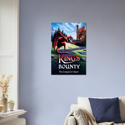 King's Bounty The Conqueror's Quest Poster – Dragon Fantasy Art Wall Art Decor 4