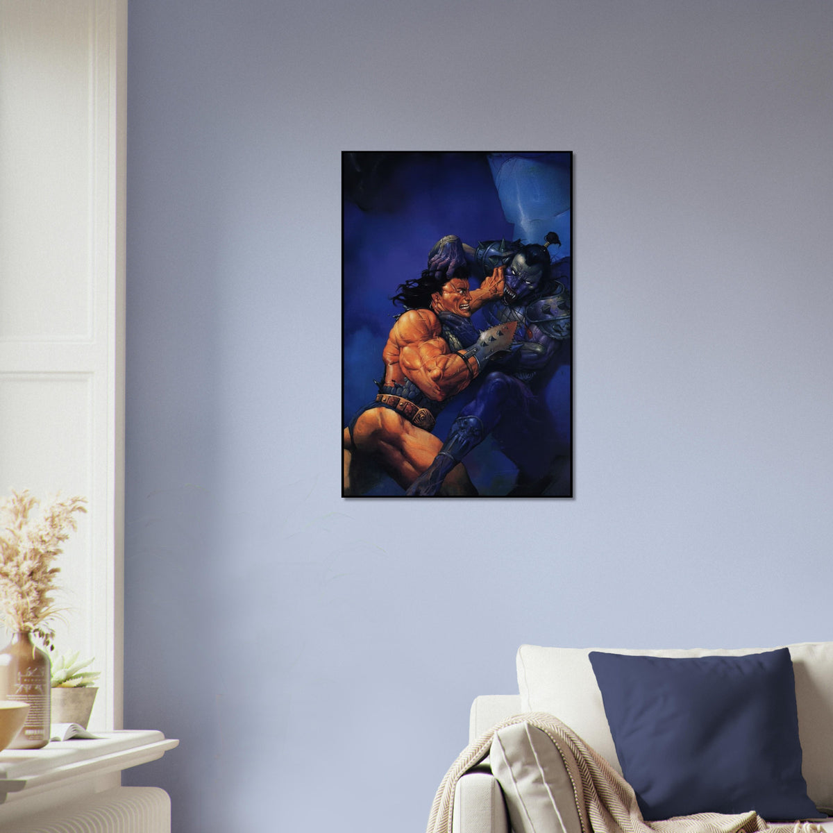 EARL NOREM CONAN THE SAVAGE #4 POSTER – BARBARIAN VS DEMON WARRIOR COVER ART 4