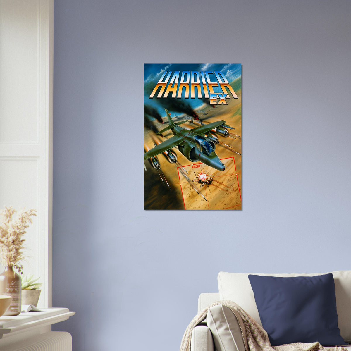 Task Force Harrier EX Poster - Combat Jet Military Game Art Wall Art 4