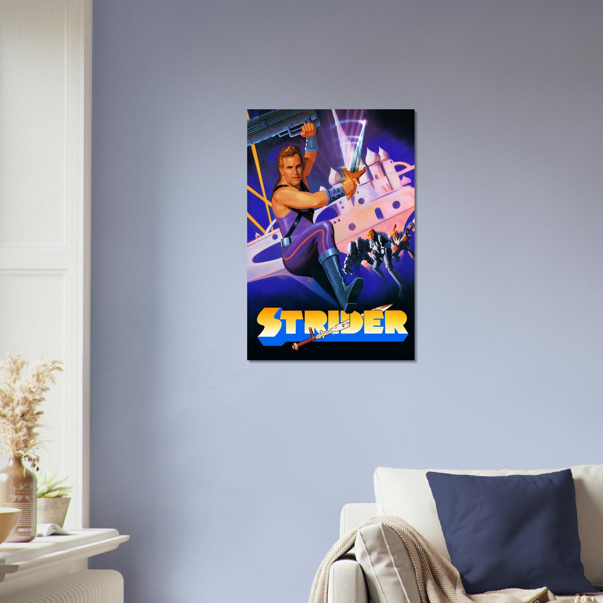 STRIDER Retro Arcade Action Hero Poster – 1989 Video Game Wall Art Decor 4