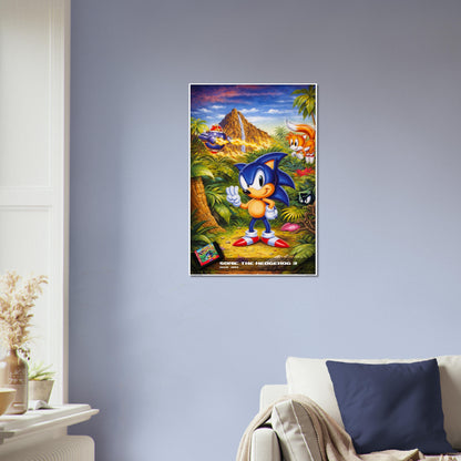Sonic the Hedgehog 3 Tropical Showdown Poster - Retro Video Game Art 4