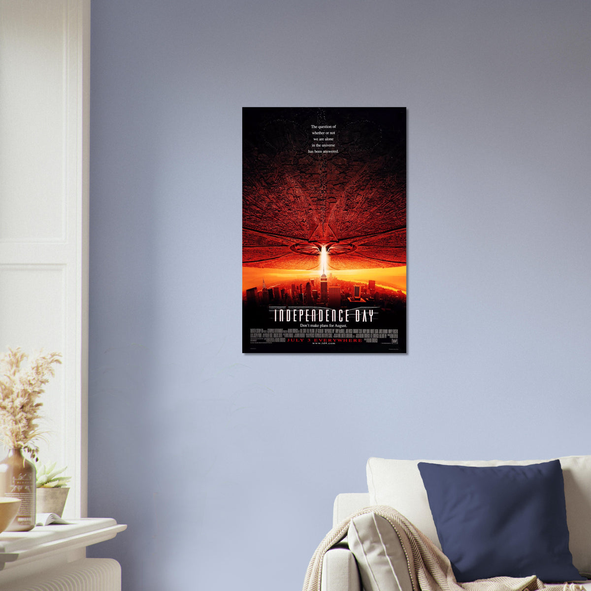 Independence Day 1996 Movie Poster – Alien Invasion Sci-Fi Wall Art Print 4
