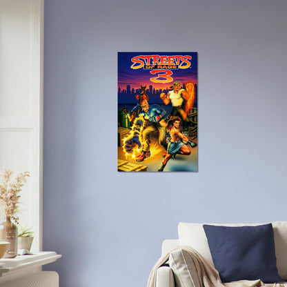 Streets of Rage 3 Poster – Classic Beat-Em-Up Game Cover Art Wall Art Decor 4