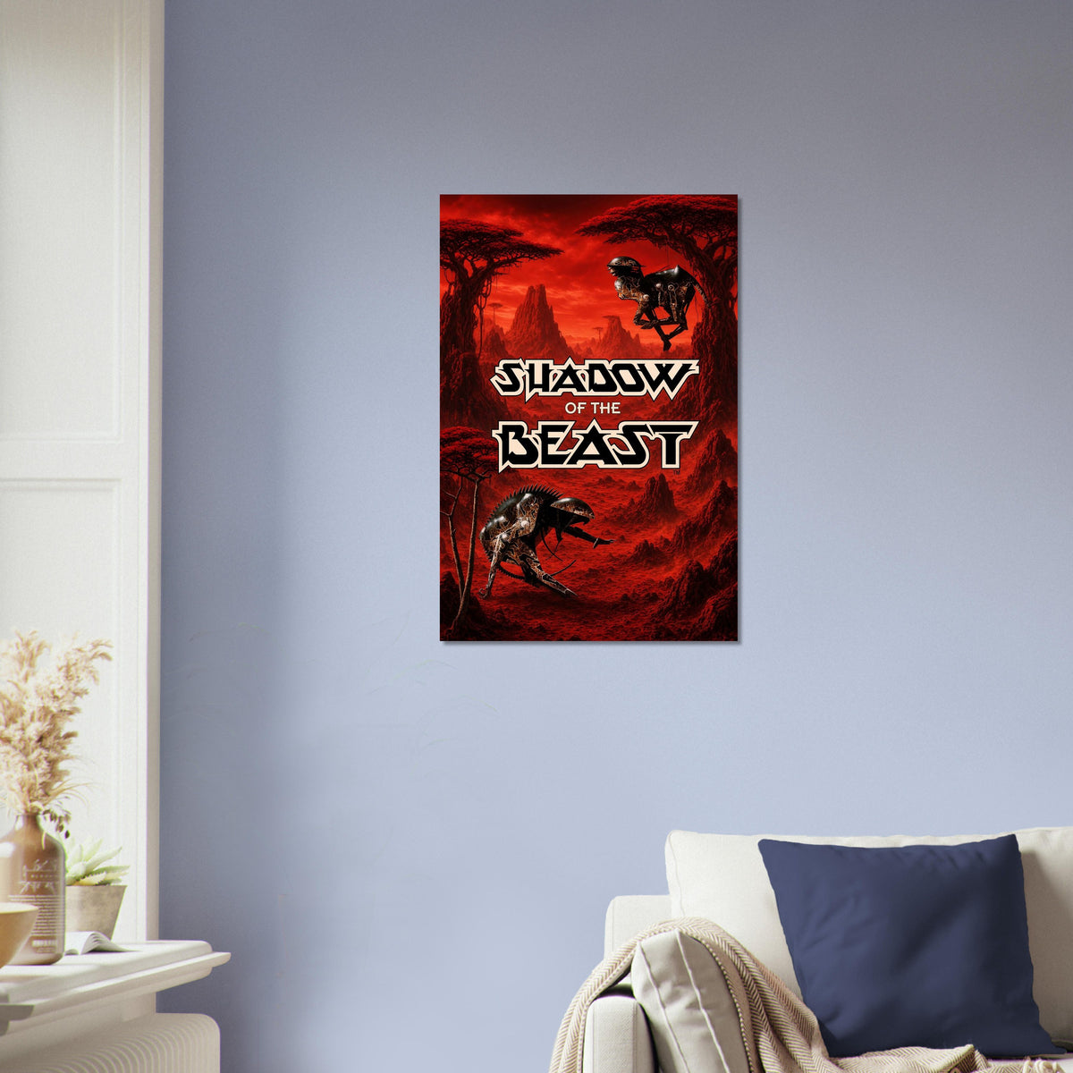 Shadow of the Beast Poster – Epic Fantasy Warrior Action Art Wall Art Decor 4