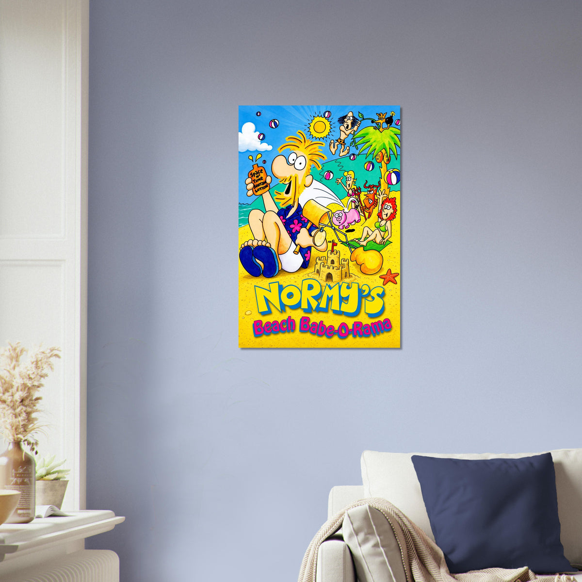 Normy's Beach Babe-O-Rama Poster - Retro Comedy Game Art Wall Art Decor 4