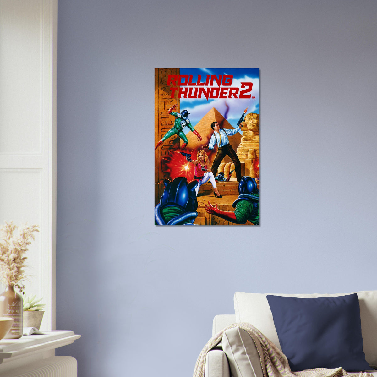 Rolling Thunder 2 Poster – Action Adventure Video Game Art Wall Art Decor 4