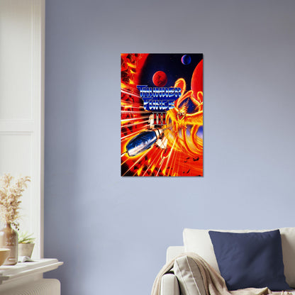 Thunder Force III Poster – Retro Arcade Fire Phoenix Space Battle Wall Art Decor 4
