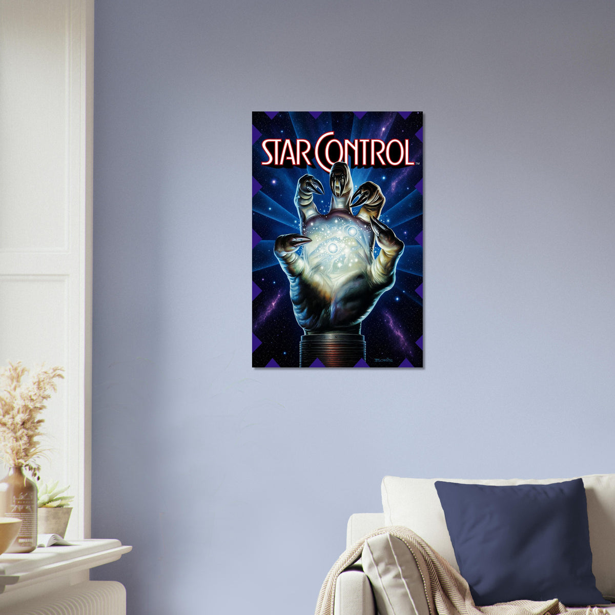 Star Control Poster - Alien Hand Retro Sci-Fi Game Art Wall Art Decor 4