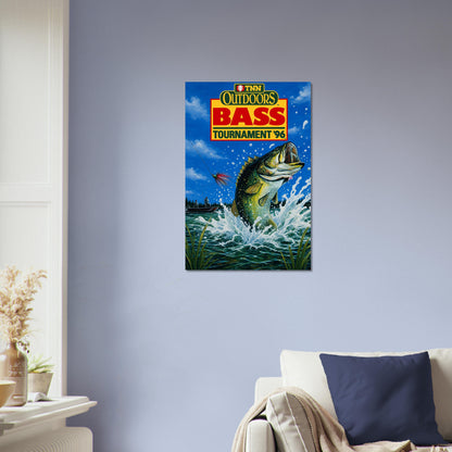 TNN Outdoors Bass Tournament '96 Poster – Largemouth Bass Fish Art 4