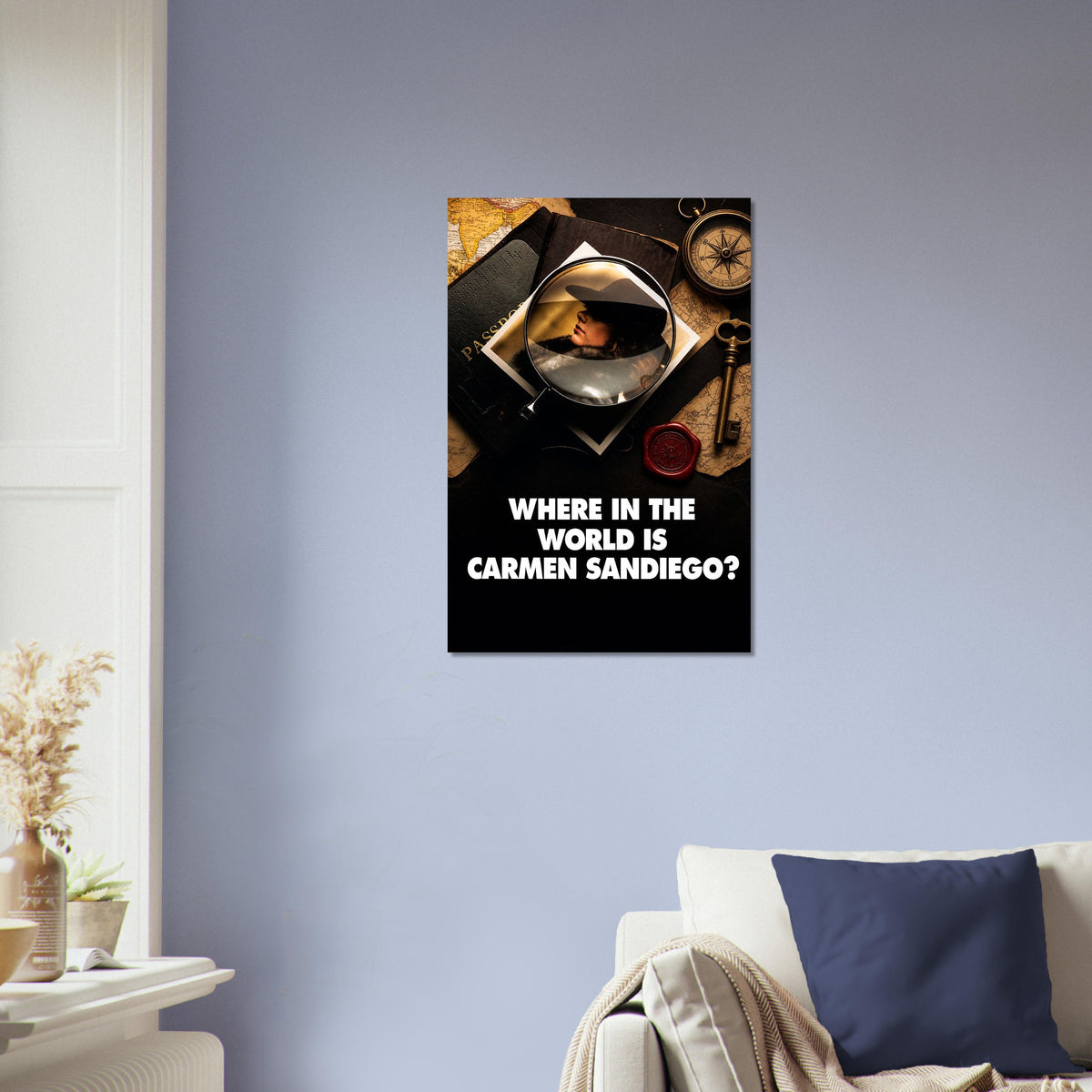 Where in the World is Carmen Sandiego Poster – Detective Mystery Adventure 4