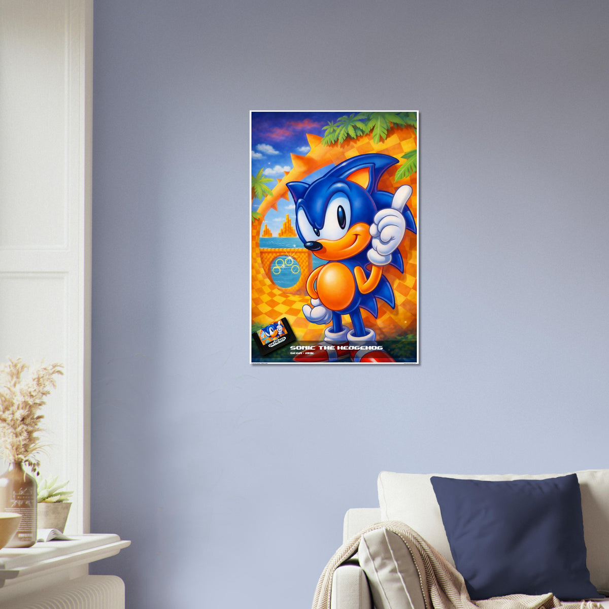 Sonic the Hedgehog Classic Video Game Cover Montage Poster 4