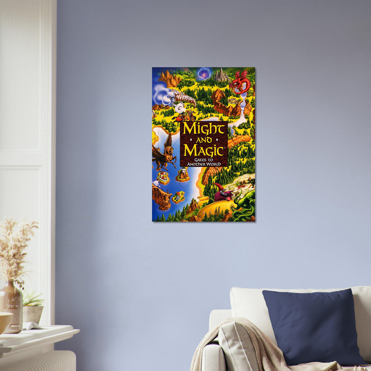 Might and Magic Gates to Another World Poster – Fantasy Adventure Art 4