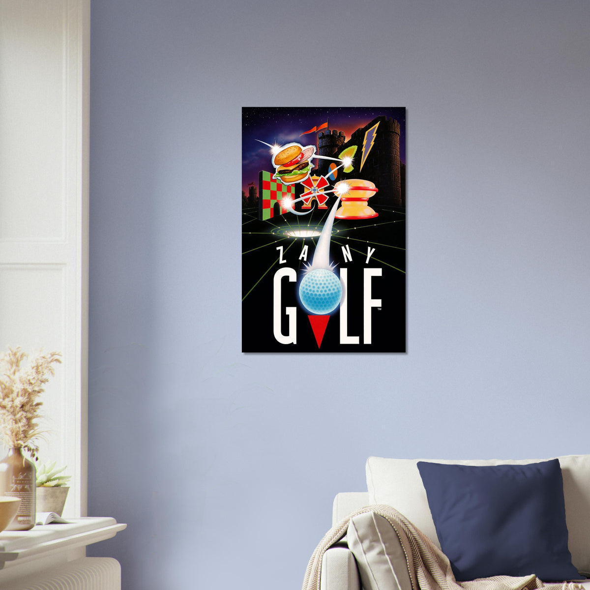 Zany Golf Poster - Retro Arcade Mini Golf Video Game Art Wall Art Decor 4