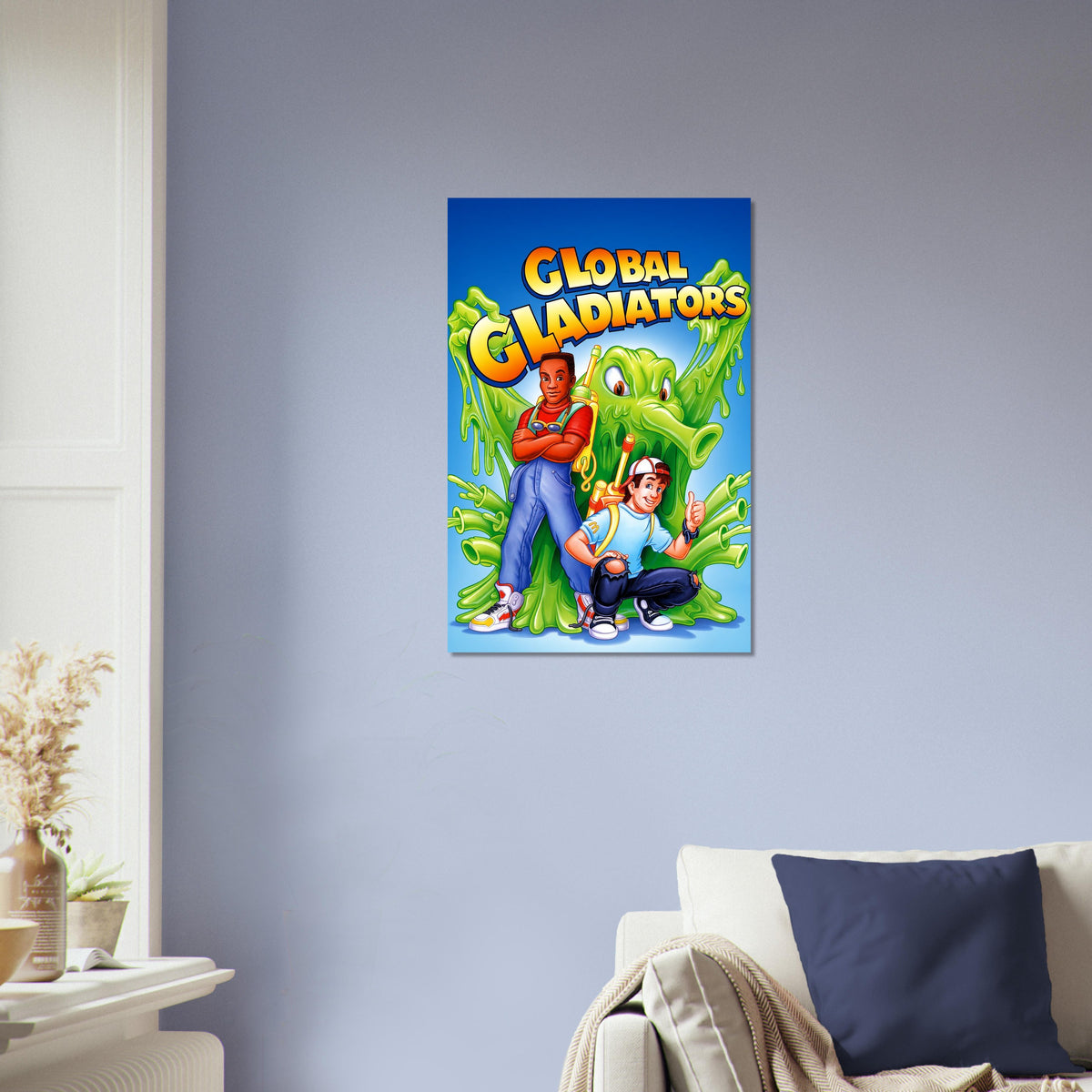 Global Gladiators Poster – Retro Video Game Art Print Wall Art Decor 4