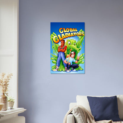 Global Gladiators Poster – Retro Video Game Art Print Wall Art Decor 4