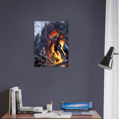 Lord of the Iron Fortress Poster – Todd Lockwood D&D Fantasy Art Print 2001 4