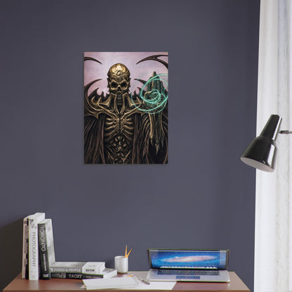 MAGIC THE GATHERING POSTER – NECROPOTENCE CARD ART UNDEAD LICH SORCERER 4