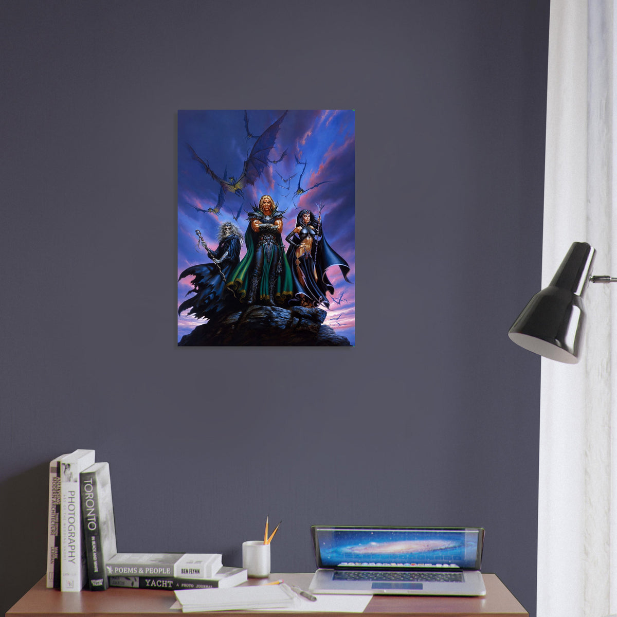 Villains Lorebook Poster – Todd Lockwood D&D Dark Fantasy Art Print 1998 4