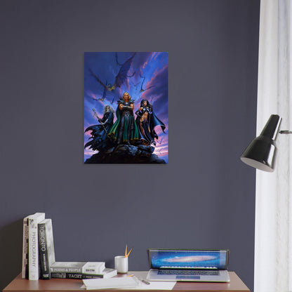 Villains Lorebook Poster – Todd Lockwood D&D Dark Fantasy Art Print 1998 4