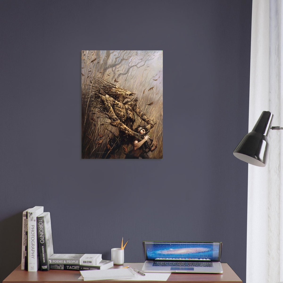 Spell Rune Golem Poster – Todd Lockwood D&D Monster Fantasy Art Print 1999 4