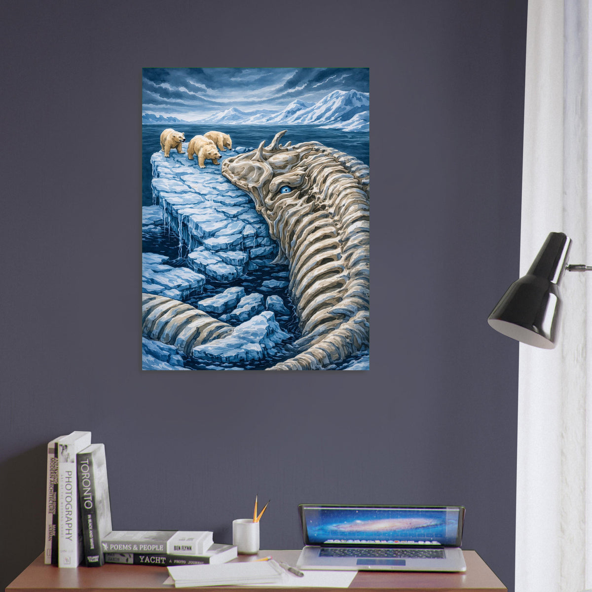 MAGIC THE GATHERING POSTER – POLAR KRAKEN FROZEN SEA MONSTER ART 5