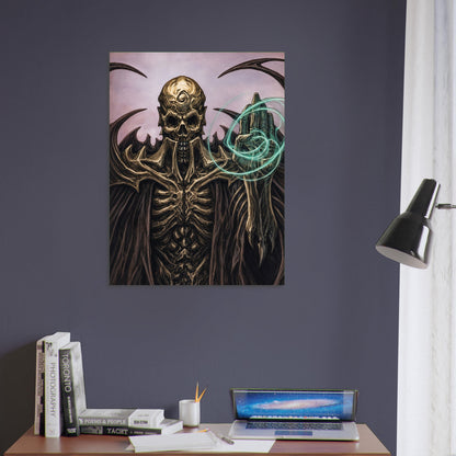 MAGIC THE GATHERING POSTER – NECROPOTENCE CARD ART UNDEAD LICH SORCERER 5