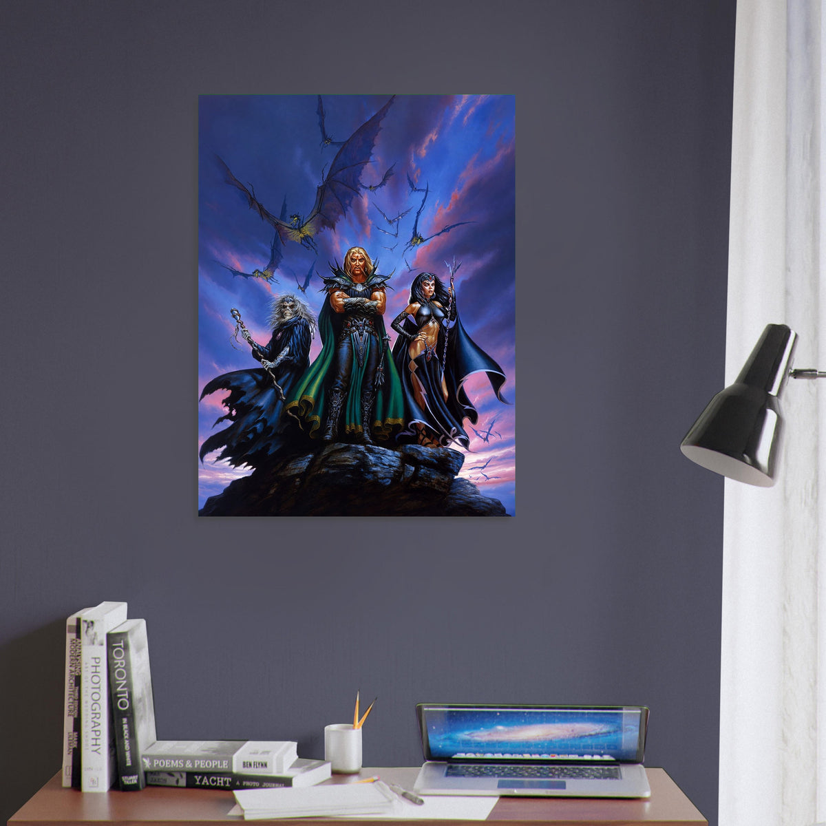 Villains Lorebook Poster – Todd Lockwood D&D Dark Fantasy Art Print 1998 5