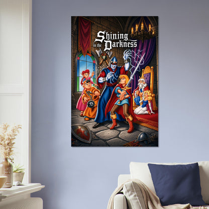 Shining in the Darkness Poster – Fantasy Adventure RPG Cover Art Wall Art Decor 5