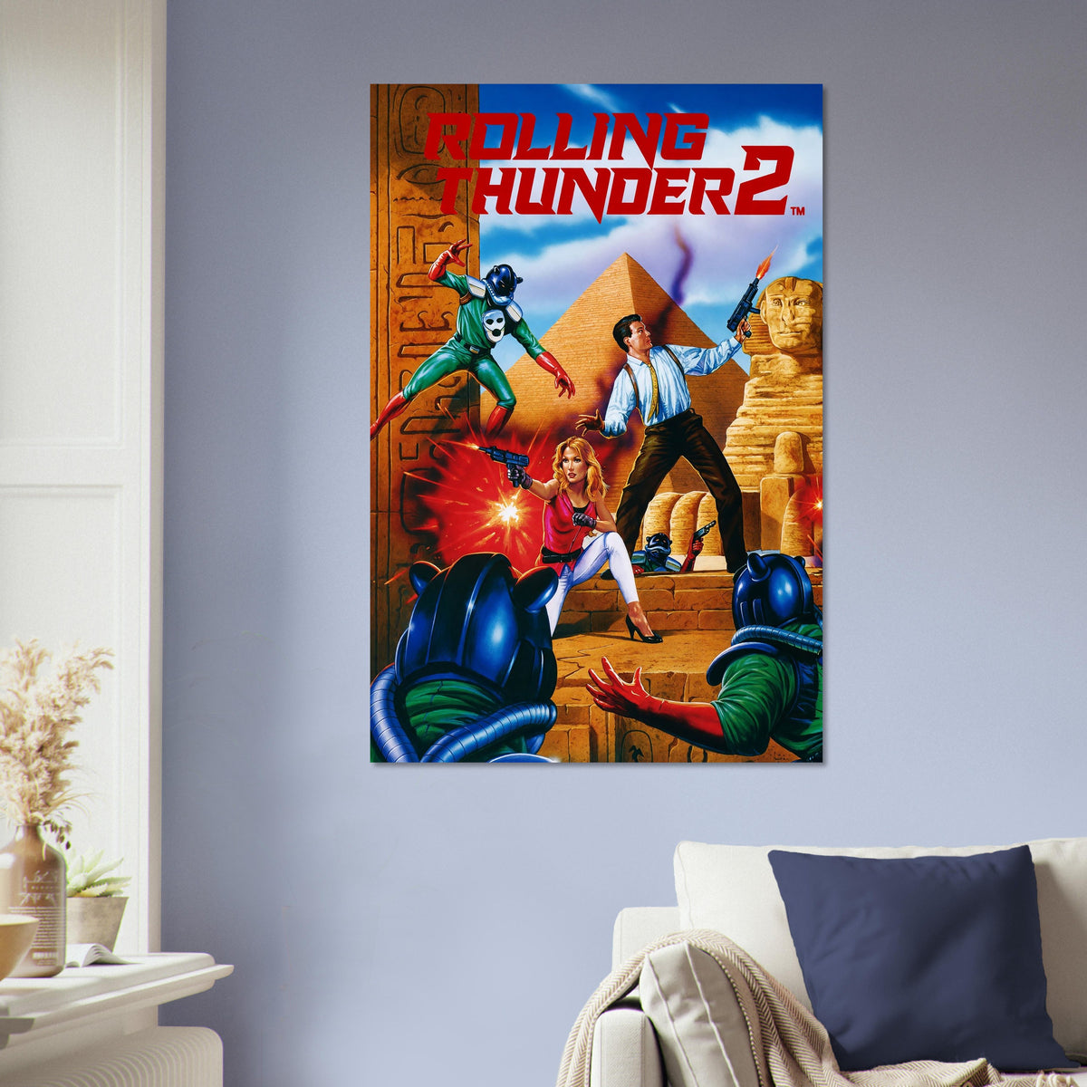 Rolling Thunder 2 Poster – Action Adventure Video Game Art Wall Art Decor 5