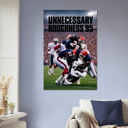 Unnecessary Roughness '95 Football Poster – Stadium Tackle Art Wall Art Decor 5