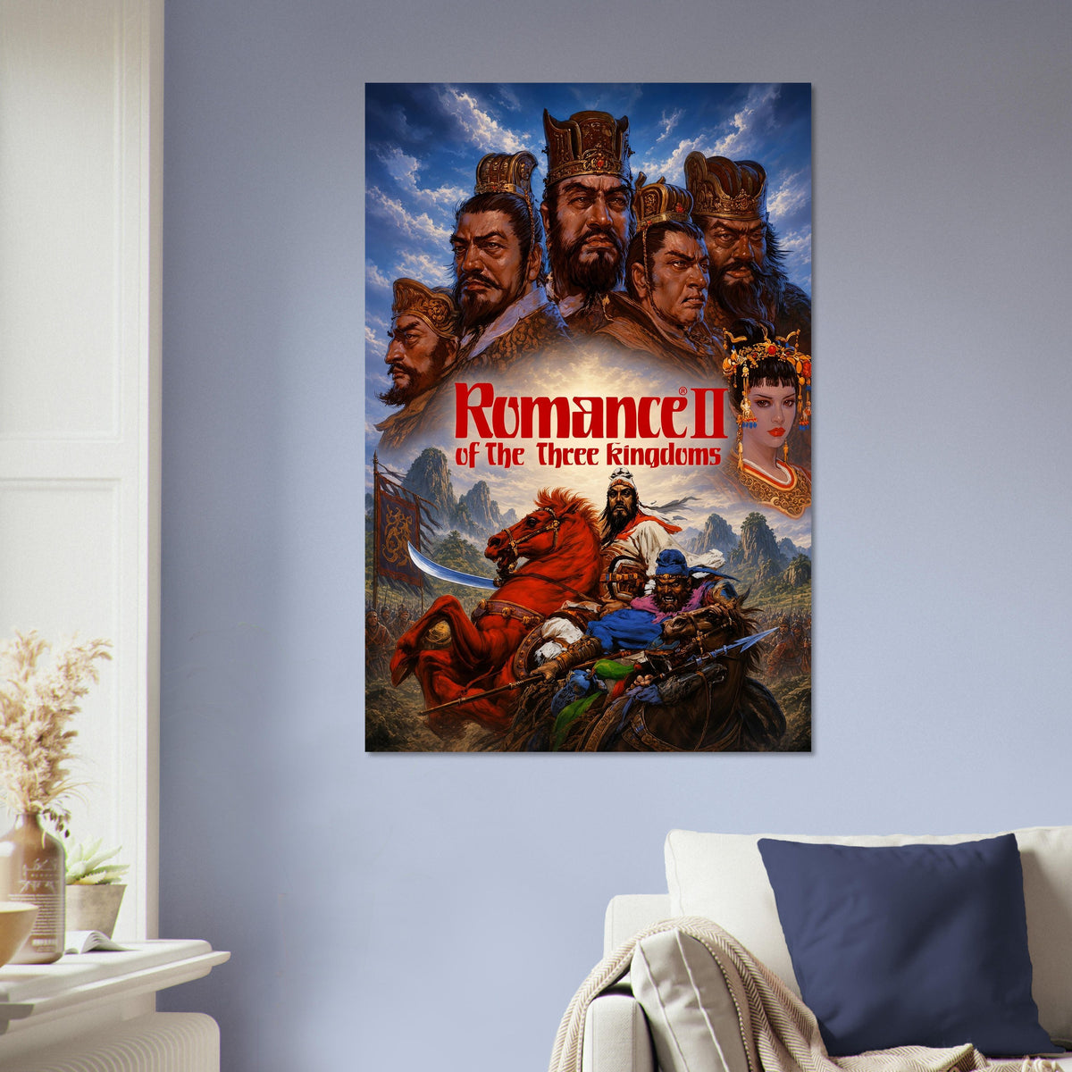 Romance of the Three Kingdoms Poster – Epic Fantasy Warriors Wall Art Decor 5