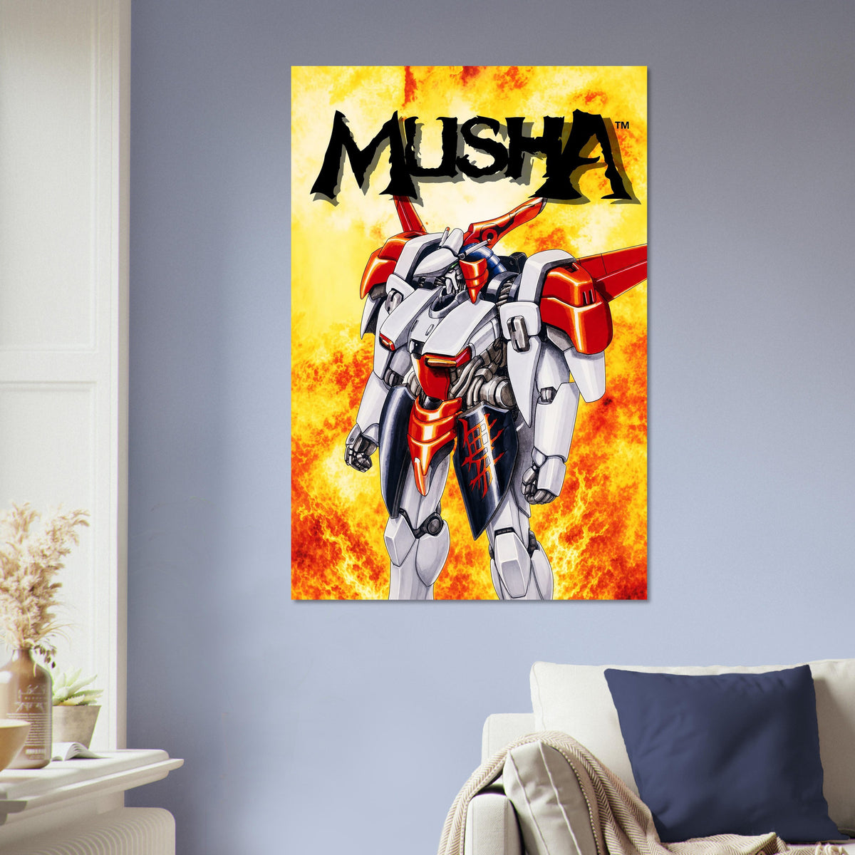 M.U.S.H.A. MUSHA Poster - Mecha Robot Shmup Retro Game Art Wall Art Decor 5