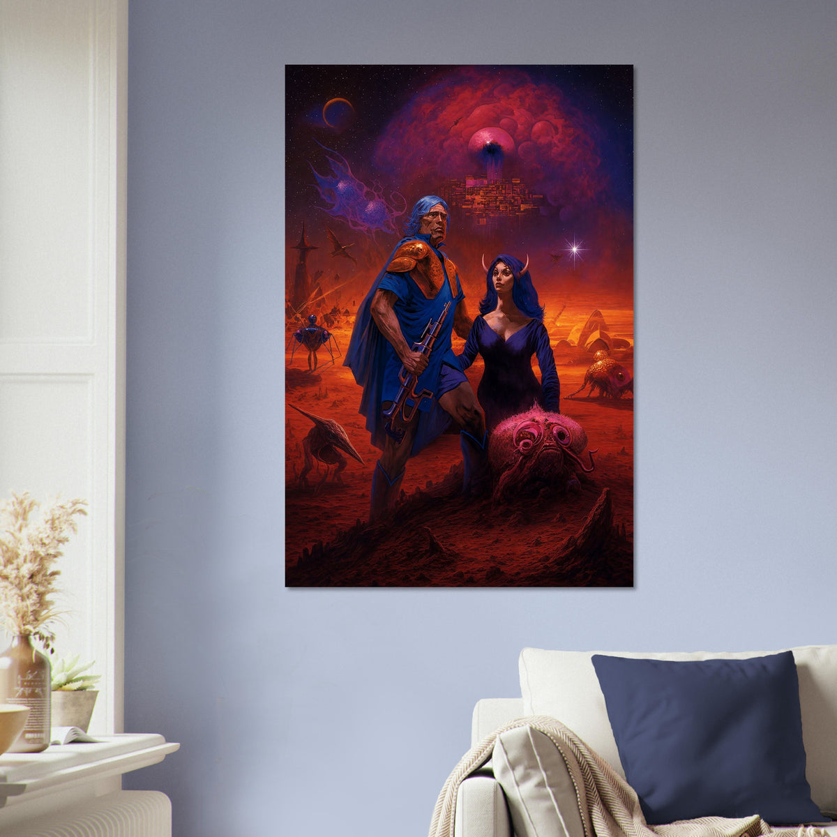 Phantasy Star II Poster - Sci-Fi RPG Retro Game Cover Art Wall Art 5