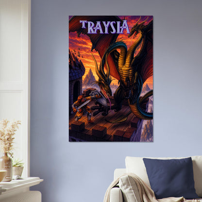 Traysia Poster - Fantasy RPG Adventure Retro Game Art Wall Art Decor 5