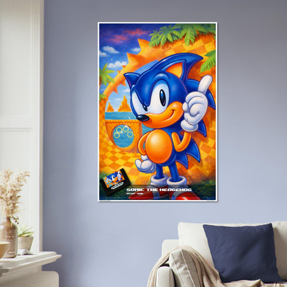 Sonic the Hedgehog Classic Video Game Cover Montage Poster 5