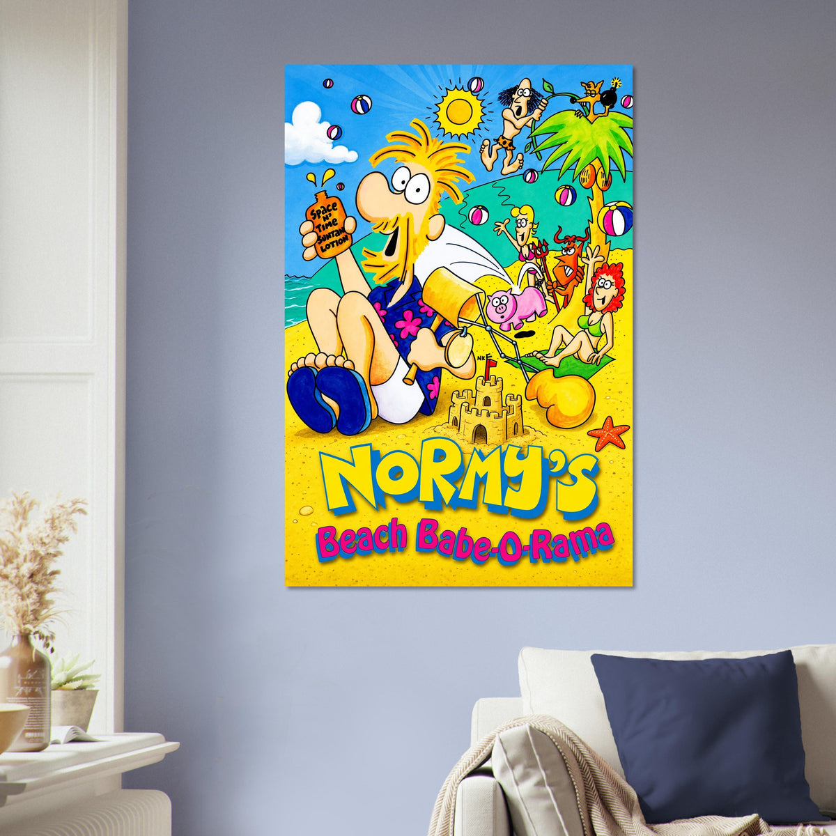 Normy's Beach Babe-O-Rama Poster - Retro Comedy Game Art Wall Art Decor 5