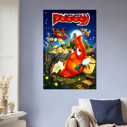 Puggsy Poster – Red Creature Adventure Fantasy Game Art Wall Art Decor 5