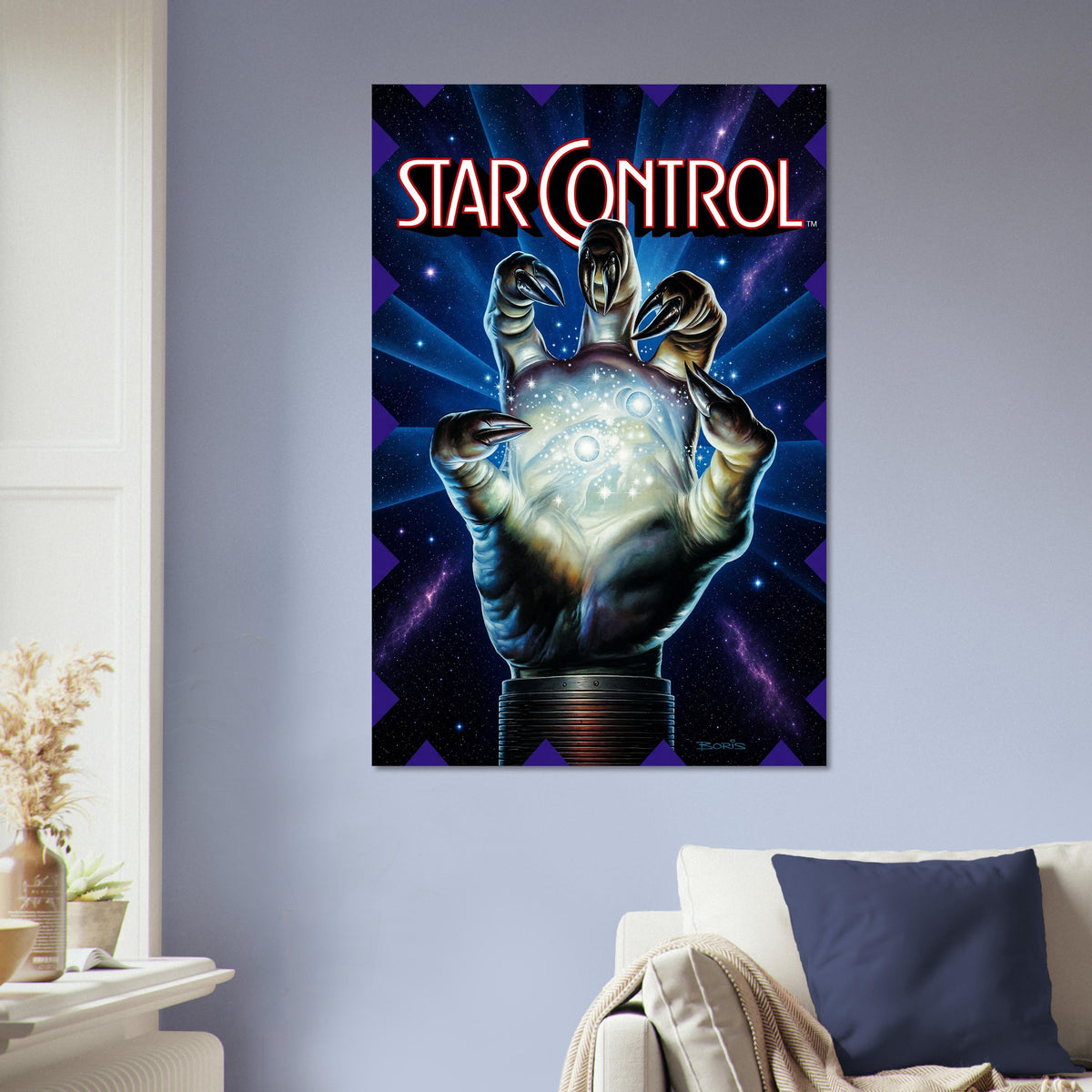 Star Control Poster - Alien Hand Retro Sci-Fi Game Art Wall Art Decor 5